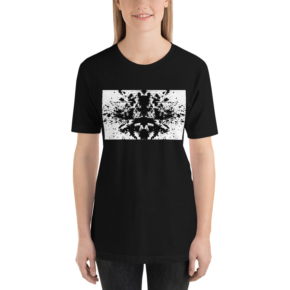Classic Crew Neck Tee - Ink Splatter - Ronz-Design-Unique-Apparel