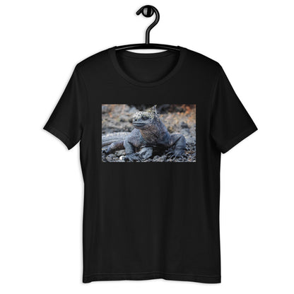 Classic Crew Neck Tee - Galapagos Marine Iguana - Ronz-Design-Unique-Apparel