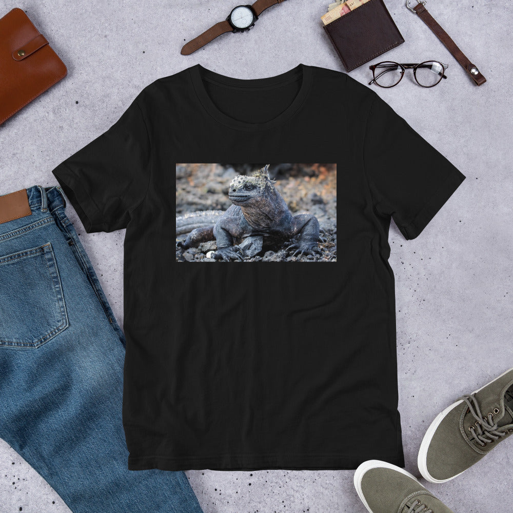 Classic Crew Neck Tee - Galapagos Marine Iguana - Ronz-Design-Unique-Apparel
