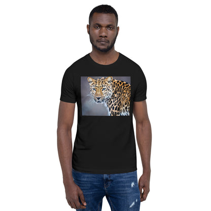 Classic Crew Neck Tee - Blue Eyed Leopard - Ronz-Design-Unique-Apparel