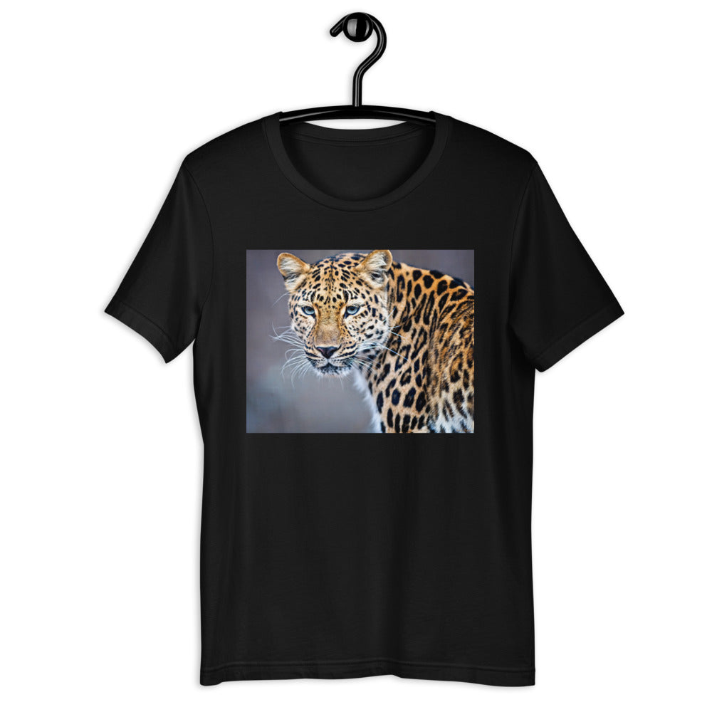 Classic Crew Neck Tee - Blue Eyed Leopard - Ronz-Design-Unique-Apparel