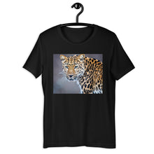 Load image into Gallery viewer, Classic Crew Neck Tee - Blue Eyed Leopard - Ronz-Design-Unique-Apparel
