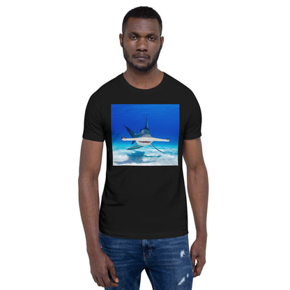 Classic Crew Neck Tee - Hammerhead Dead Ahead - Ronz-Design-Unique-Apparel