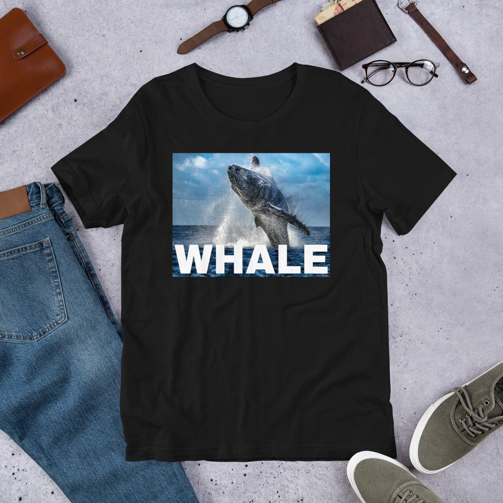 Classic Crew Neck Tee - Humpback Breach - Ronz-Design-Unique-Apparel