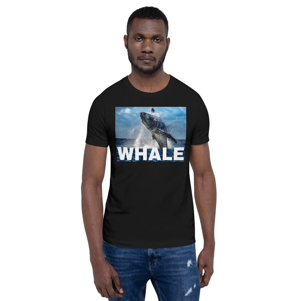 Classic Crew Neck Tee - Humpback Breach - Ronz-Design-Unique-Apparel