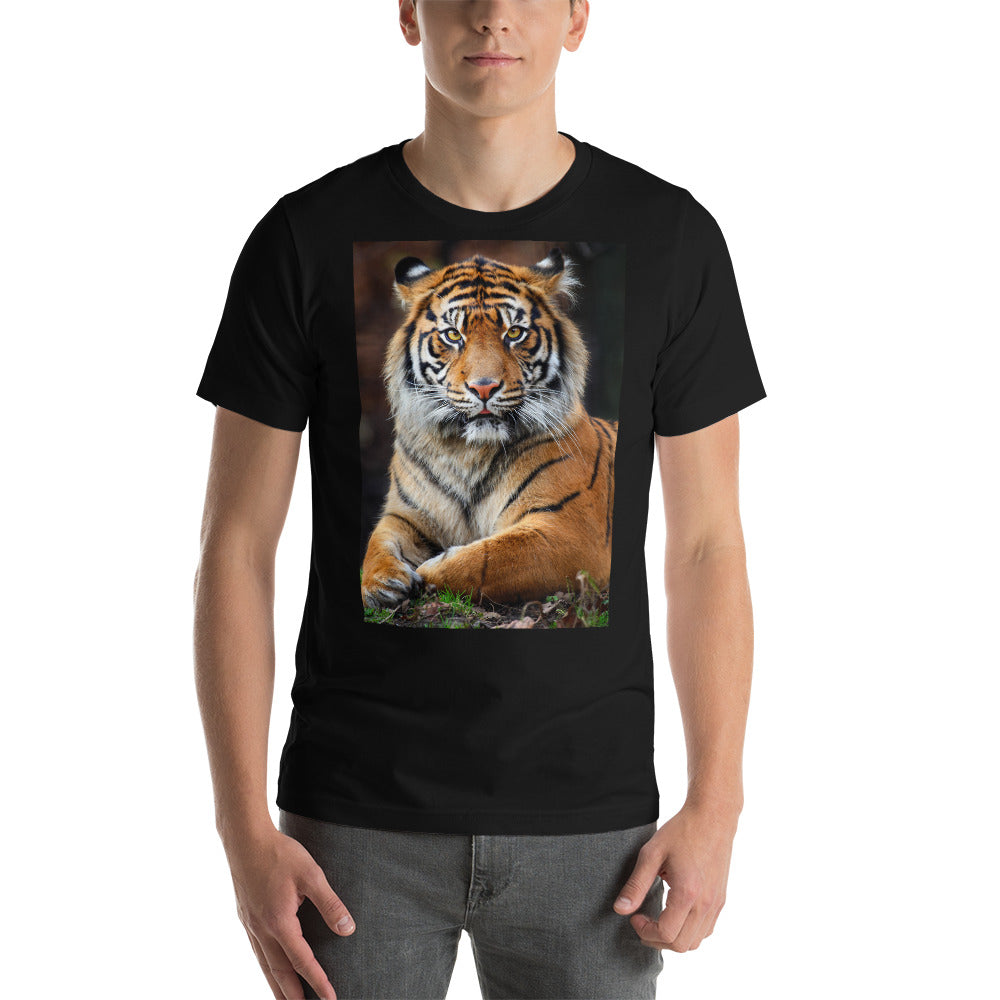 Classic Crew Neck Tee - Big Tiger - Ronz-Design-Unique-Apparel