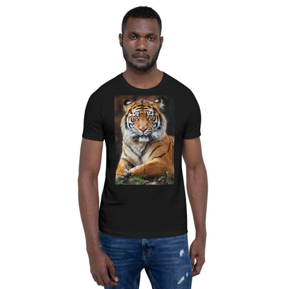 Classic Crew Neck Tee - Big Tiger - Ronz-Design-Unique-Apparel
