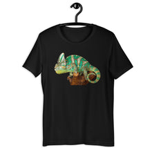 Load image into Gallery viewer, Classic Crew Neck Tee - Green Vailed Chameleon - Ronz-Design-Unique-Apparel

