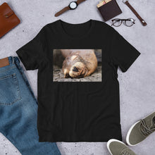 Load image into Gallery viewer, Classic Crew Neck Tee - Snoring Sound - Ronz-Design-Unique-Apparel

