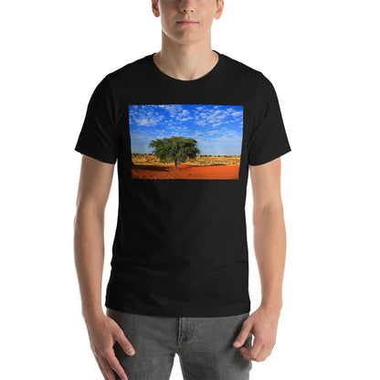 Classic Crew Neck Tee - A Tree in Africa - Ronz-Design-Unique-Apparel