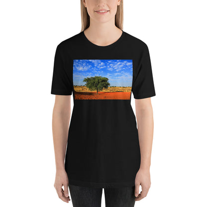 Classic Crew Neck Tee - A Tree in Africa - Ronz-Design-Unique-Apparel