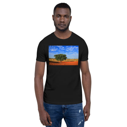 Classic Crew Neck Tee - A Tree in Africa - Ronz-Design-Unique-Apparel