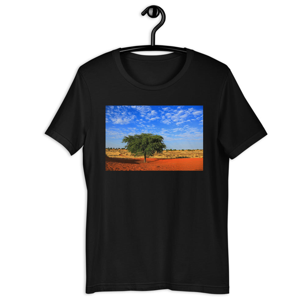Classic Crew Neck Tee - A Tree in Africa - Ronz-Design-Unique-Apparel
