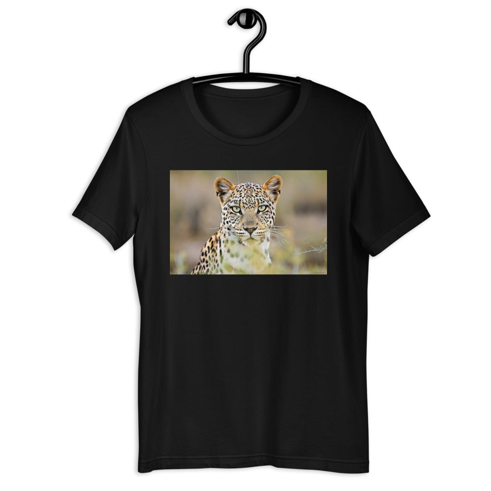 Classic Crew Neck Tee - Green Eyed Leopard - Ronz-Design-Unique-Apparel