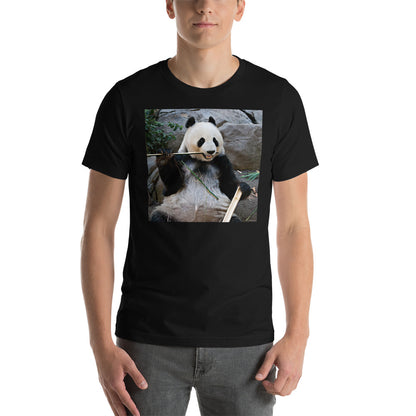 Classic Crew Neck Tee - Bamboo Panda - Ronz-Design-Unique-Apparel