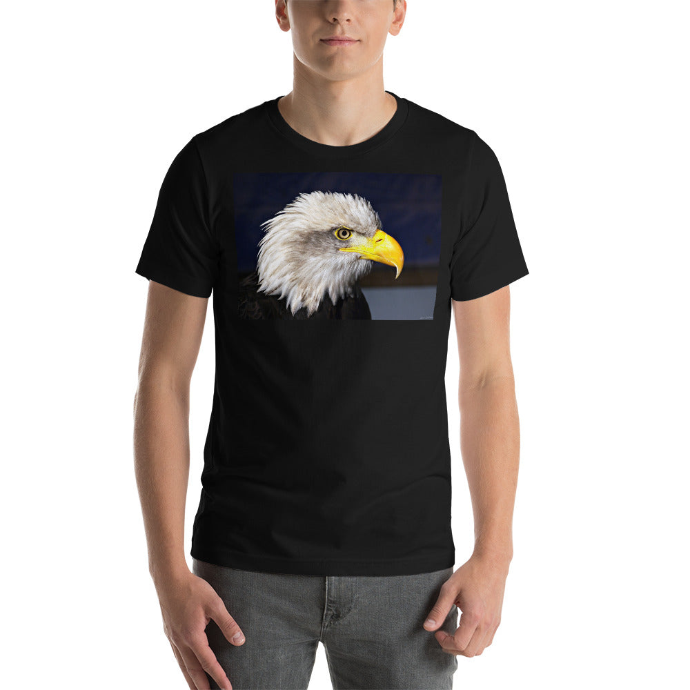Classic Crew Neck Tee - Bald Eagle - Ronz-Design-Unique-Apparel