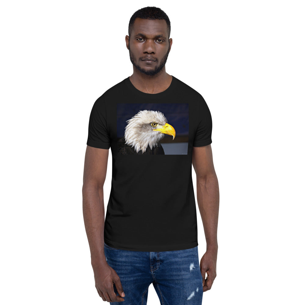 Classic Crew Neck Tee - Bald Eagle - Ronz-Design-Unique-Apparel