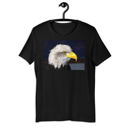 Classic Crew Neck Tee - Bald Eagle - Ronz-Design-Unique-Apparel