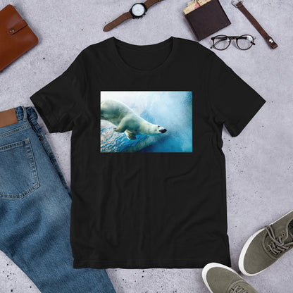 Classic Crew Neck Tee - Polar Dip - Ronz-Design-Unique-Apparel