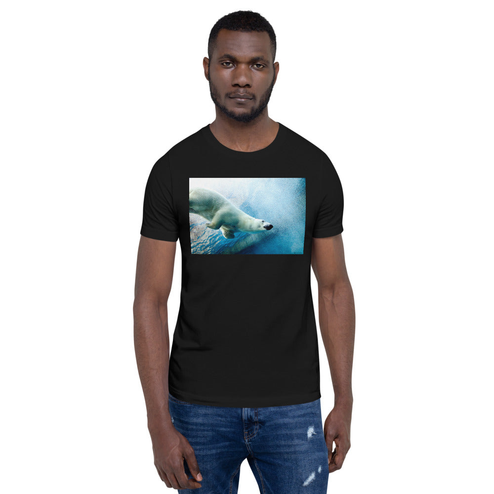 Classic Crew Neck Tee - Polar Dip - Ronz-Design-Unique-Apparel