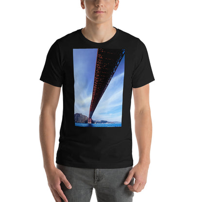 Classic Crew Neck Tee - Golden Gate - Ronz-Design-Unique-Apparel