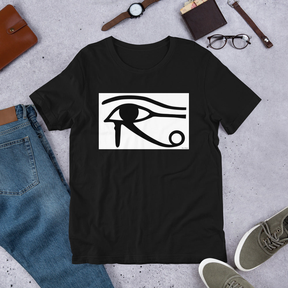 Classic Crew Neck Tee - Eye of Horus - Ronz-Design-Unique-Apparel