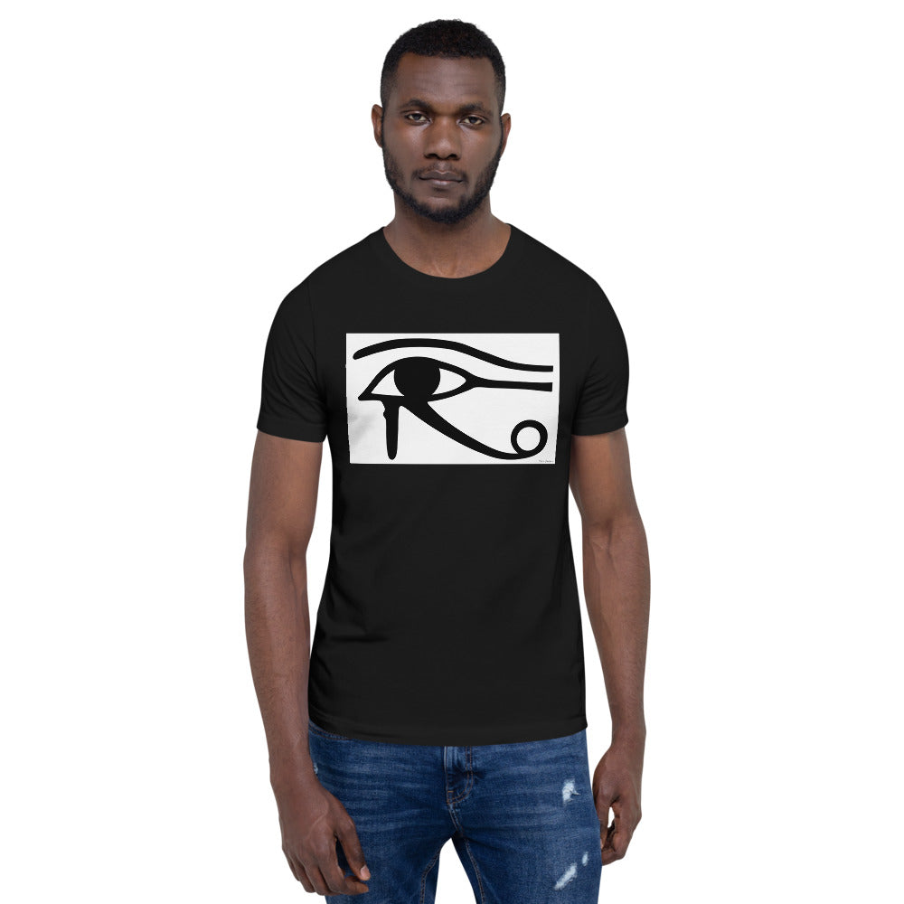 Classic Crew Neck Tee - Eye of Horus - Ronz-Design-Unique-Apparel