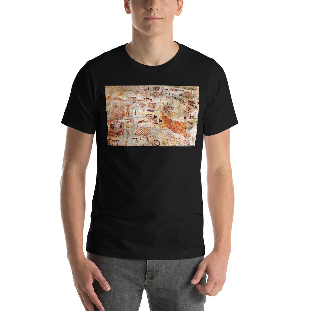 Classic Crew Neck Tee - Columbian Rock Art - Ronz-Design-Unique-Apparel