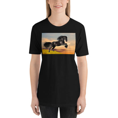 Everyday Elegant Tee - Black Friesian Launching