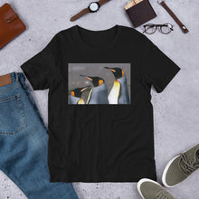 Load image into Gallery viewer, Everyday Elegant Tee - Three Emperor Penguins
