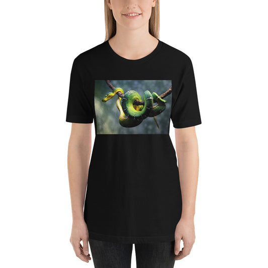 Everyday Elegant Tee - Green Tree Python