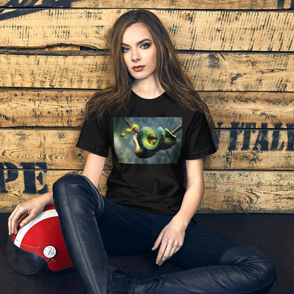 Everyday Elegant Tee - Green Tree Python