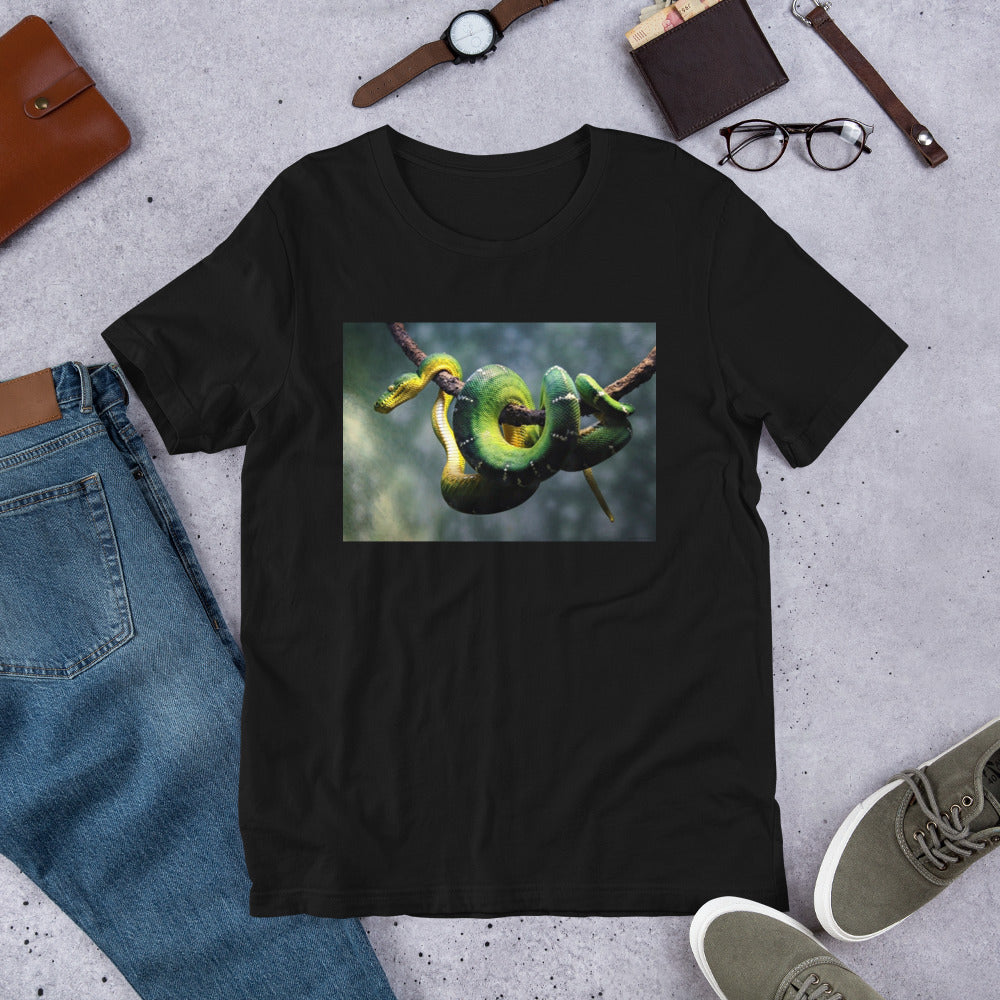 Everyday Elegant Tee - Green Tree Python