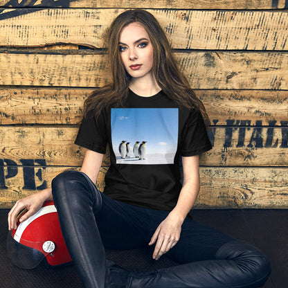 Everyday Elegant Tee - Penguins Out for a Stroll