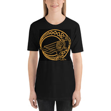 Load image into Gallery viewer, Everyday Elegant Tee - Crescent Moon &amp; Odin&#39;s Raven
