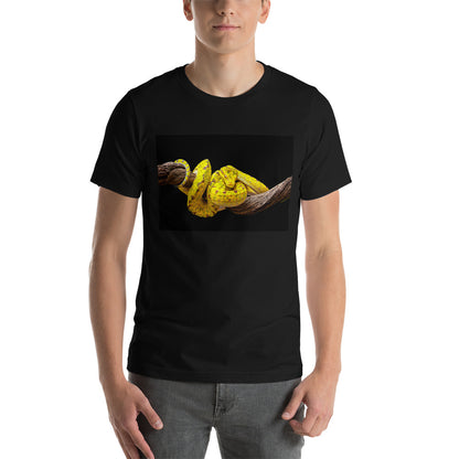 Premium Soft Crew Neck - Yellow Green Tree Python