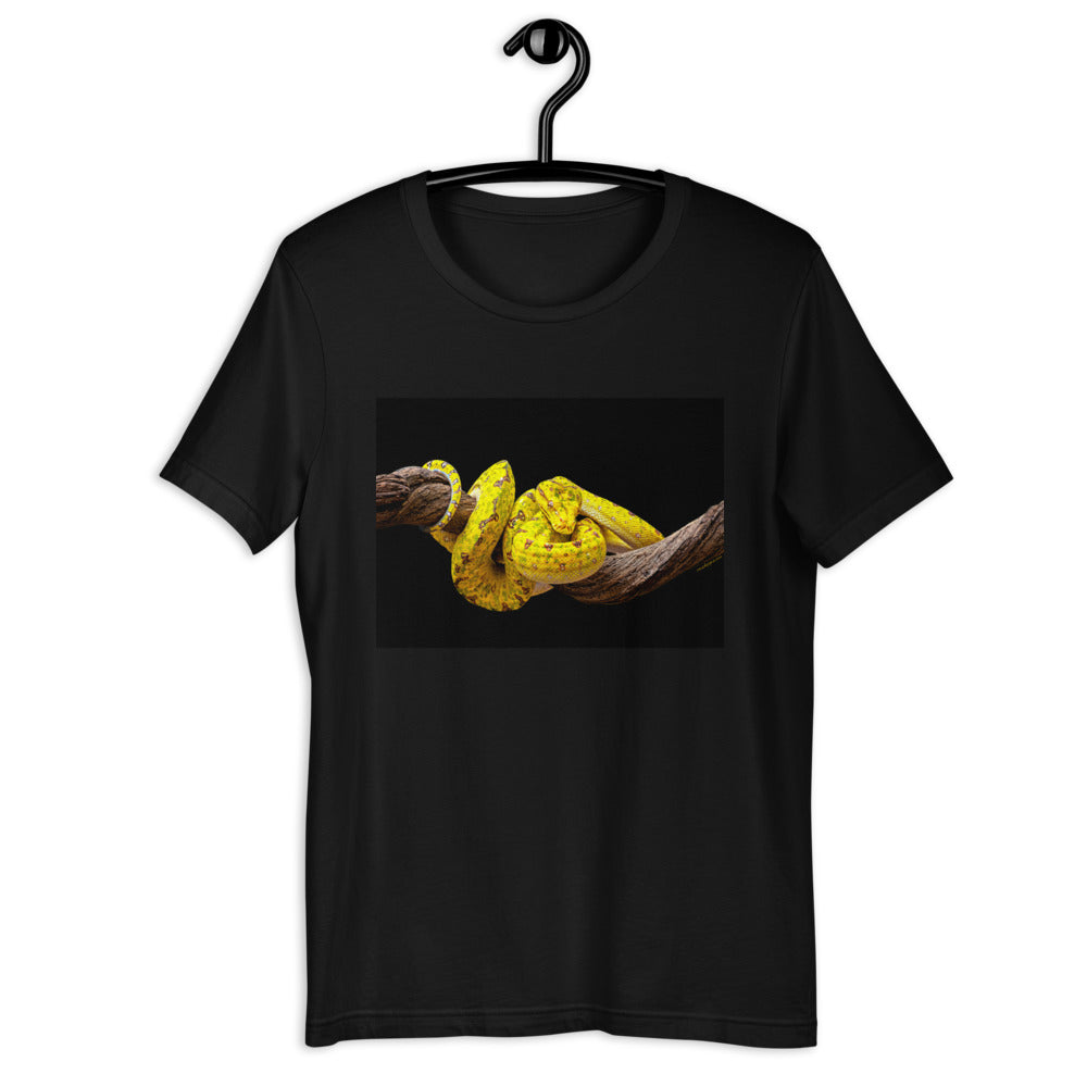 Premium Soft Crew Neck - Yellow Green Tree Python
