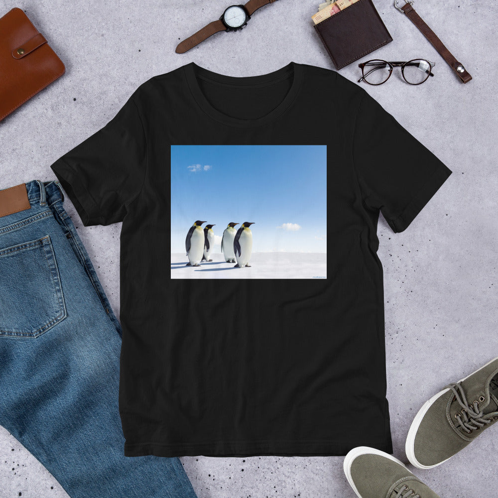 Premium Soft Crew Neck - Emperor Penguins Out for a Stroll