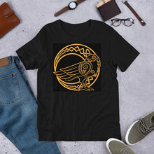 Load image into Gallery viewer, Premium Soft Crew Neck - Odin&#39;s Raven on a Crescent Moon
