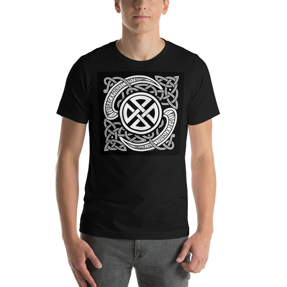 Premium Soft Crew Neck - Viking Runes & Celtic Knot Design