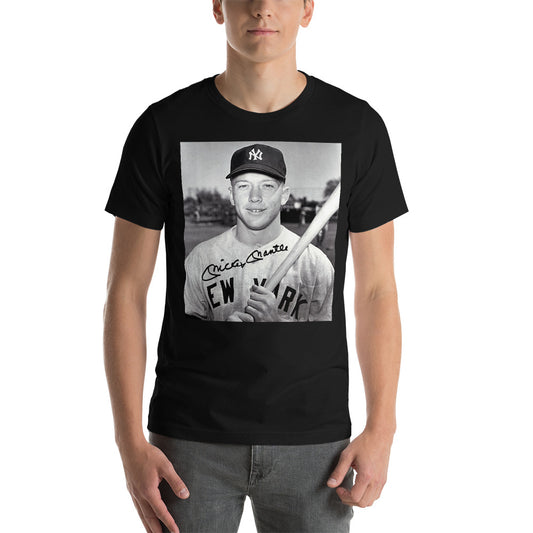 Premium Crew Neck Tee - Mickey Mantle #026