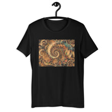 Load image into Gallery viewer, Everyday Elegant Tee - Spiraling Spiral Fractals
