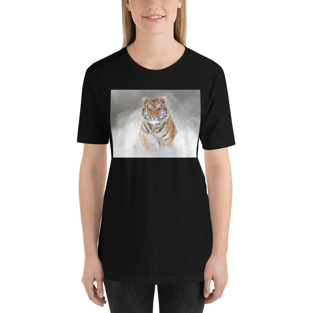 Everyday Elegant Tee - Tiger In Snow