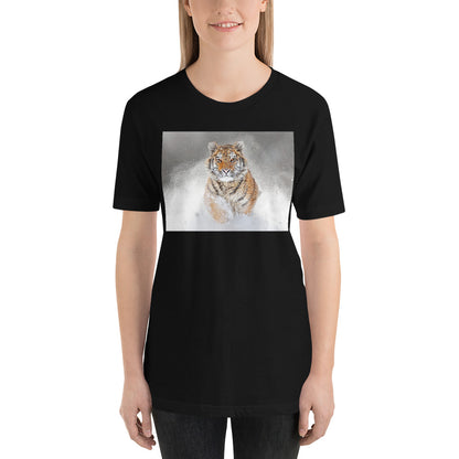 Everyday Elegant Tee - Tiger In Snow