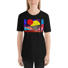 Load image into Gallery viewer, Classic Crew Neck Tee - Abstract Red Moon - Ronz-Design-Unique-Apparel
