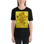 Classic Crew Neck Tee - van Gogh: 15 Sunflowers in Vase - Ronz-Design-Unique-Apparel
