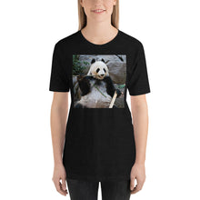 Load image into Gallery viewer, Classic Crew Neck Tee - Happy Panda #3 - Ronz-Design-Unique-Apparel
