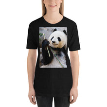 Load image into Gallery viewer, Classic Crew Neck Tee - Happy Panda #2 - Ronz-Design-Unique-Apparel
