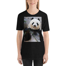 Load image into Gallery viewer, Classic Crew Neck Tee - Happy Panda - Ronz-Design-Unique-Apparel
