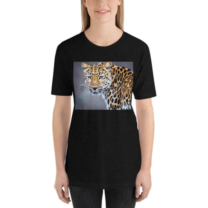 Classic Crew Neck Tee - Blue Eyed Leopard - Ronz-Design-Unique-Apparel